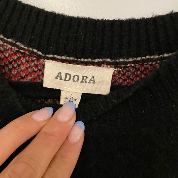 Leopard baggy knit sweater - Picture 4 of 4